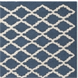 Safavieh Cambridge 4' X 6' Hand Tufted Wool Rug in Navy and Ivory