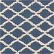 Safavieh Cambridge 6' X 9' Hand Tufted Wool Rug in Navy and Ivory
