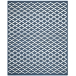 Safavieh Cambridge 8' X 10' Hand Tufted Wool Rug in Navy and Ivory