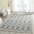 Safavieh Cambridge 4' X 6' Hand Tufted Wool Rug in Silver and Ivory