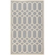 Safavieh Cambridge 4' X 6' Hand Tufted Wool Rug in Silver and Ivory