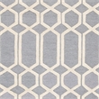 Safavieh Cambridge 4' X 6' Hand Tufted Wool Rug in Silver and Ivory
