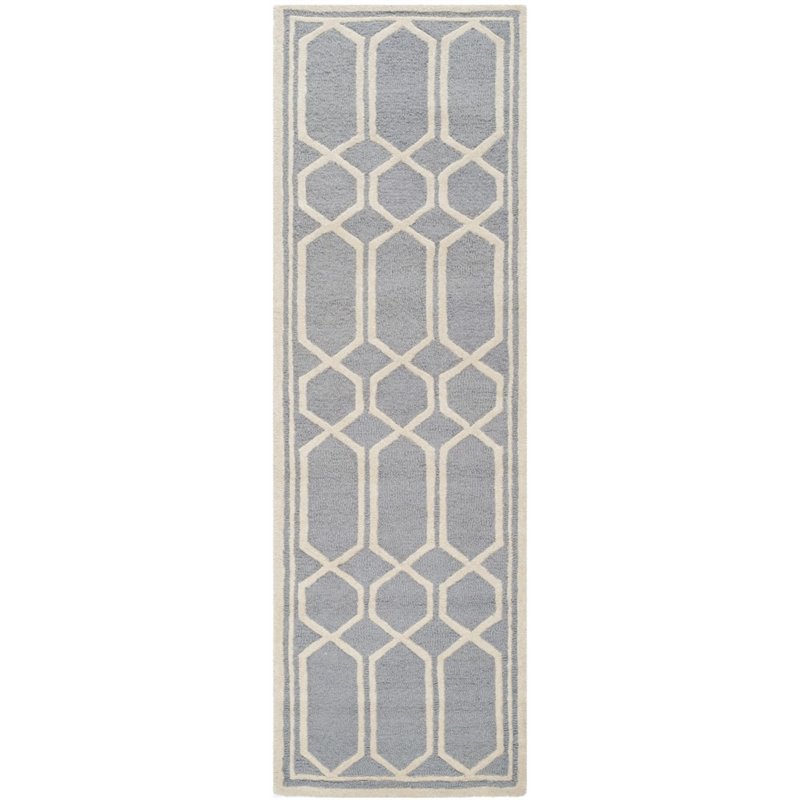 Safavieh Cambridge 6' Round Hand Tufted Wool Rug