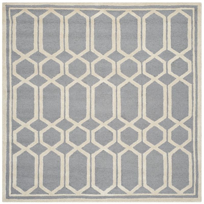 Safavieh Cambridge 6' Square Hand Tufted Wool Rug