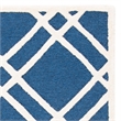Safavieh Cambridge 3' X 5' Hand Tufted Wool Rug in Navy Blue and Ivory