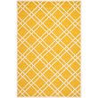 Safavieh Cambridge 5' X 8' Hand Tufted Wool Rug in Gold and Ivory