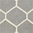 Safavieh Cambridge 4' X 6' Hand Tufted Wool Rug in Silver and Ivory