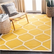Safavieh Cambridge 2' X 3' Hand Tufted Wool Rug in Gold and Ivory