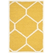 Safavieh Cambridge 2' X 3' Hand Tufted Wool Rug in Gold and Ivory