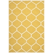 Safavieh Cambridge 5' X 8' Hand Tufted Wool Rug in Gold and Ivory