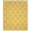 Safavieh Cambridge 8' X 10' Hand Tufted Wool Rug in Gold and Ivory