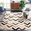 Safavieh Cambridge 10' X 14' Hand Tufted Wool Rug in Ivory and Black