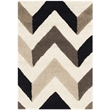 Safavieh Cambridge 2' X 3' Hand Tufted Wool Rug in Ivory and Black