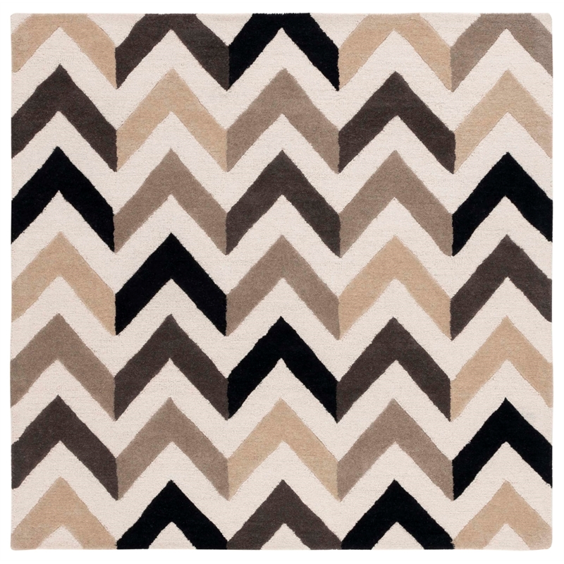 Safavieh Cambridge 6' Square Hand Tufted Wool Rug