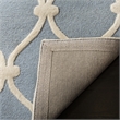 Safavieh Cambridge 6' X 9' Hand Tufted Wool Rug in Blue and Ivory