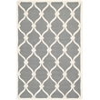 Safavieh Cambridge 8' X 10' Hand Tufted Wool Rug in Blue and Ivory