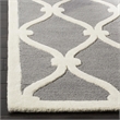 Safavieh Cambridge 8' X 10' Hand Tufted Wool Rug in Blue and Ivory