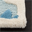 Safavieh Cambridge 5' X 8' Hand Tufted Wool Rug in Blue and Ivory