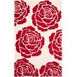 Safavieh Cambridge 8' X 10' Hand Tufted Wool Rug in Ivory and Red