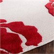 Safavieh Cambridge 8' X 10' Hand Tufted Wool Rug in Ivory and Red