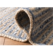 Safavieh Cape Cod 6' X 9' Oval Handmade Jute Rug in Natural and Blue