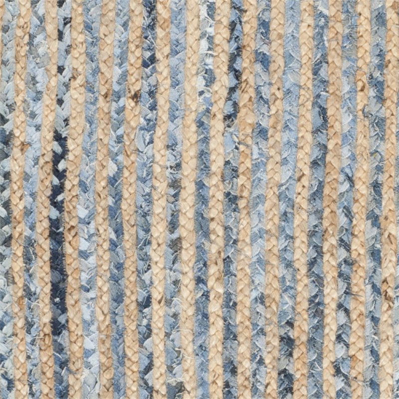 Safavieh Cape Cod 9' X 12' Handmade Jute Rug in Natural and Blue