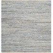 Safavieh Cape Cod 8' Square Handmade Jute Rug in Natural and Blue