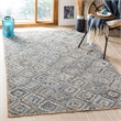 Safavieh Cape Cod 11' X 15' Handmade Jute Rug in Natural and Blue