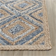 Safavieh Cape Cod 11' X 15' Handmade Jute Rug in Natural and Blue