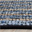 Safavieh Cape Cod 4' Square Hand Woven Rug in Blue and Natural