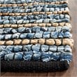 Safavieh Cape Cod 5' X 8' Hand Woven Rug in Blue and Natural