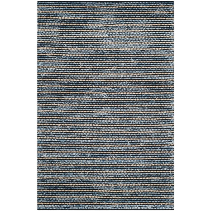 Safavieh Cape Cod 8' X 10' Hand Woven Rug in Blue and Natural