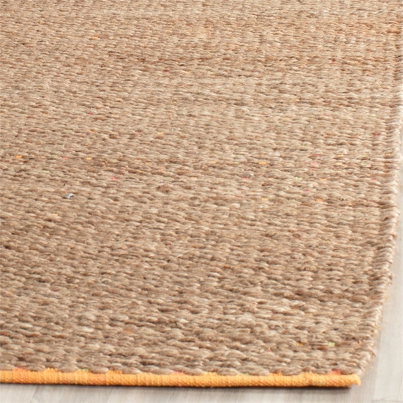 Safavieh Cape Cod 9' X 12' Hand Woven Jute and Cotton Rug in Yellow