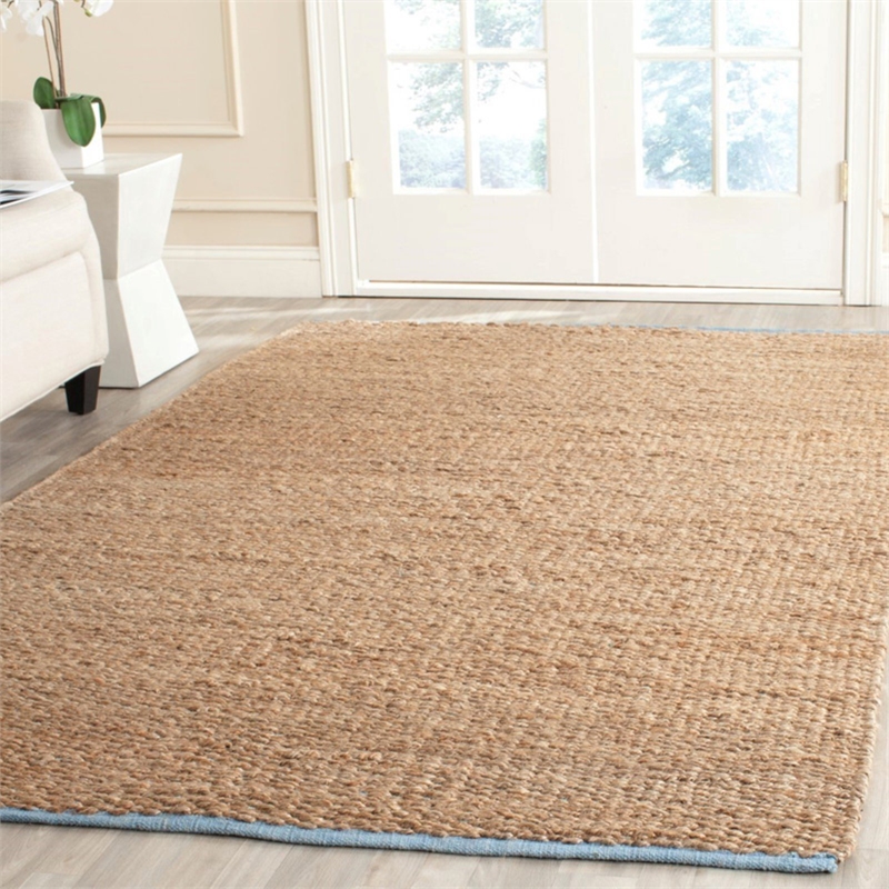 Safavieh Cape Cod 9' X 12' Hand Woven Jute and Cotton Rug in Yellow