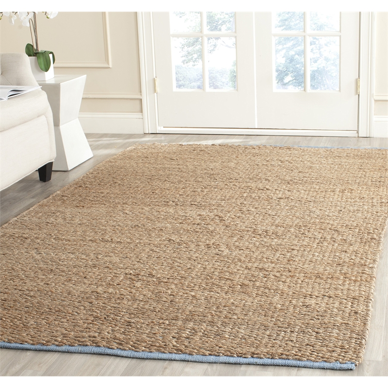 Safavieh Cape Cod 6' X 9' Hand Woven Jute and Cotton Rug in Gray