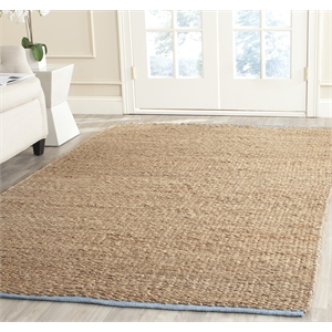 Safavieh Cape Cod 6' X 9' Hand Woven Jute and Cotton Rug in Gray