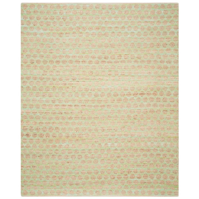 Safavieh Cape Cod 8' X 10' Hand Woven Rug in Green and Natural
