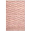 Safavieh Cape Cod 5' X 8' Hand Woven Rug in Maroon and Natural