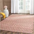 Safavieh Cape Cod 5' X 8' Hand Woven Rug in Maroon and Natural