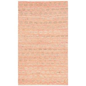 Safavieh Cape Cod 3' X 5' Hand Woven Rug in Orange and Natural