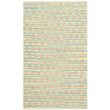 Safavieh Cape Cod 3' X 5' Hand Woven Rug in Teal and Natural