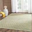 Safavieh Cape Cod 3' X 5' Hand Woven Rug in Teal and Natural