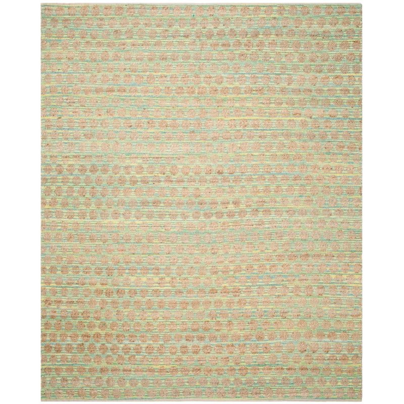 Safavieh Cape Cod 3' X 5' Hand Woven Rug in Teal and Natural