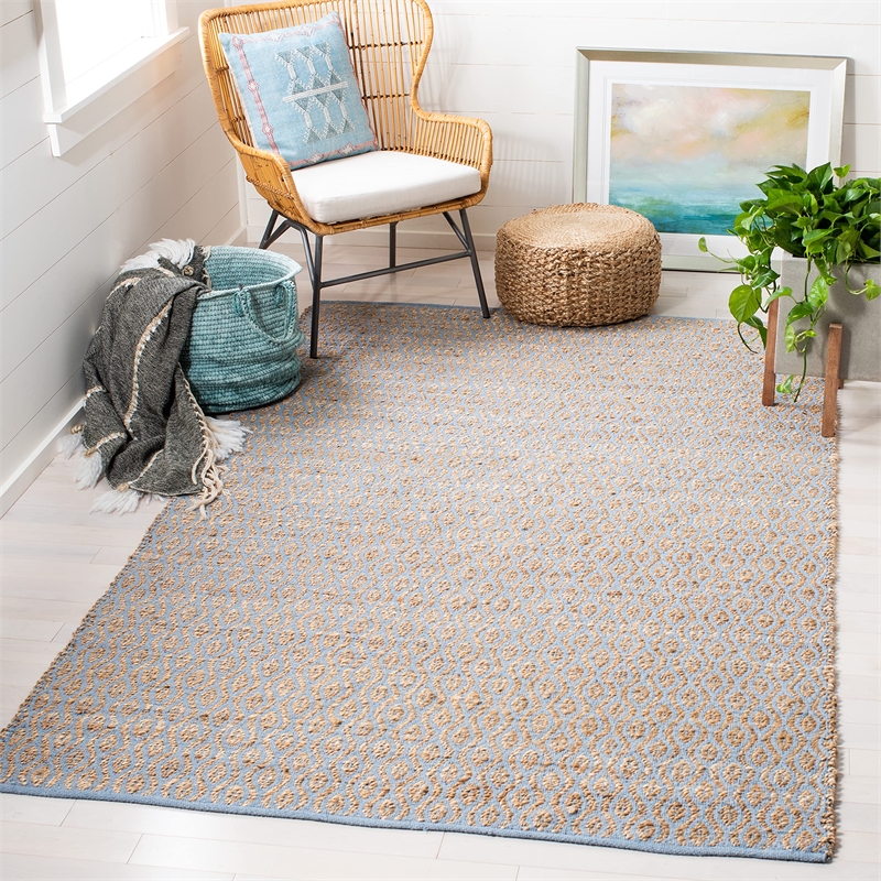 Safavieh Cape Cod 5' X 8' Hand Woven Jute and Cotton Rug in Natural