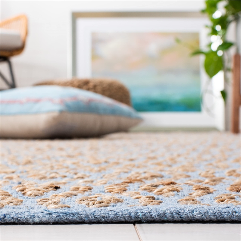 Safavieh Cape Cod 8' X 10' Hand Woven Jute and Cotton Rug in Natural
