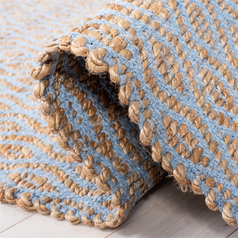 Safavieh Cape Cod 8' X 10' Hand Woven Jute and Cotton Rug in Natural