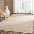 Safavieh Cape Cod 6' Square Hand Woven Rug in Silver and Natural