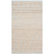 Safavieh Cape Cod 6' Square Hand Woven Rug in Silver and Natural