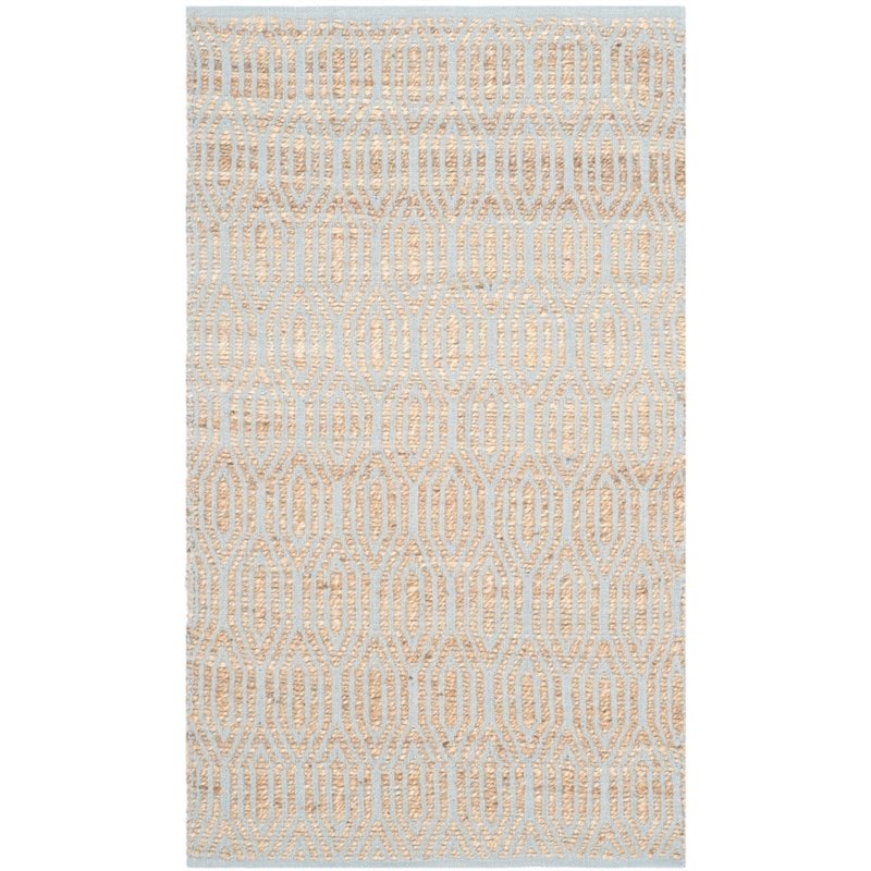 Safavieh Cape Cod 8' X 10' Hand Woven Rug in Silver and Natural