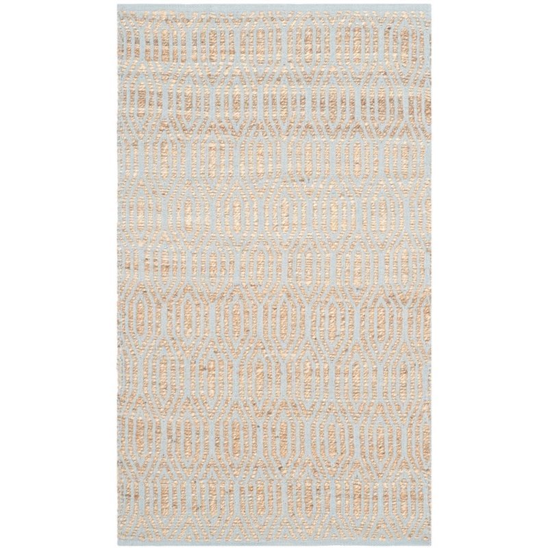 Safavieh Cape Cod 8' X 10' Hand Woven Rug in Silver and Natural
